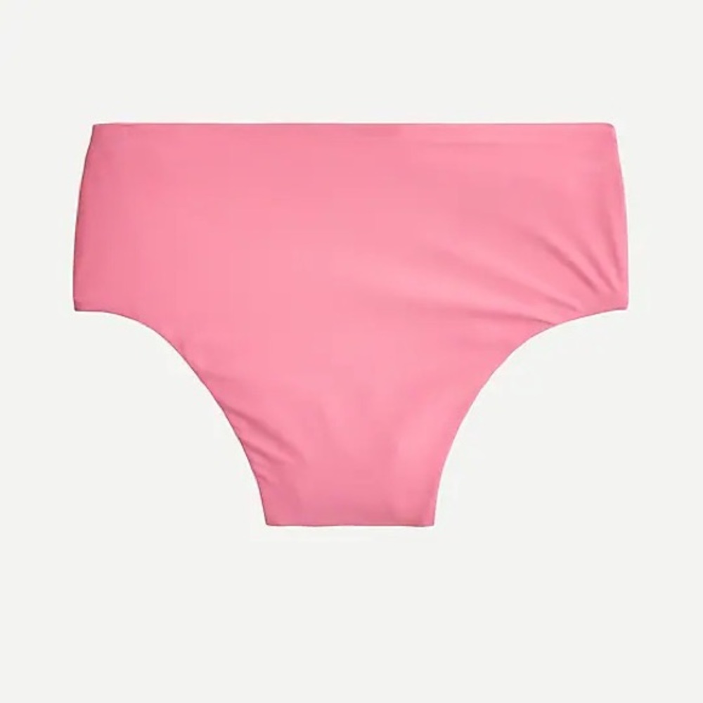 NWOT J. Crew High-Cut Waist Bikini Bottom in Wild Petunia
